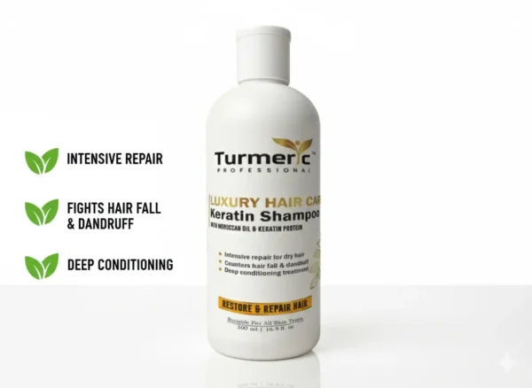 Turmeric Professional Luxury Hair Care Keratin Shampoo 500ml