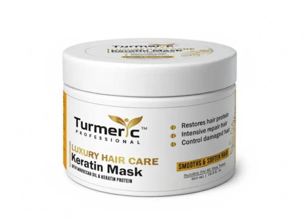 hair-mask Turmeric Professional Luxury Hair Care Keratin Mask 500ml