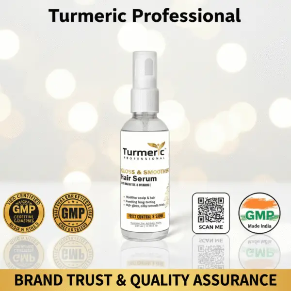 hair serum 1 Turmeric Professional Gloss & Smoother Hair Serum 100ml