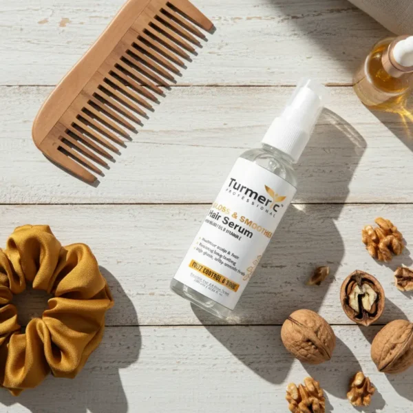 hair serum 9 Turmeric Professional Gloss & Smoother Hair Serum 100ml