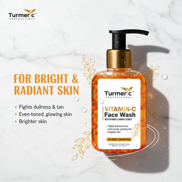 Turmeric Professional Vitamin-C Face Wash 200ml