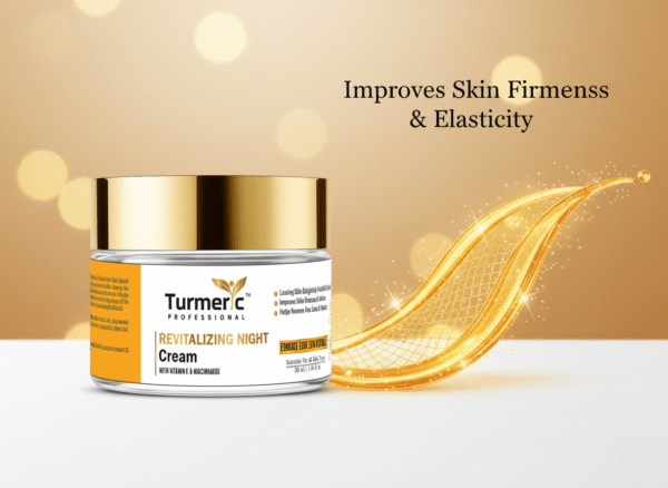 Turmeric Professional Revitalizing Night Cream with Vitamin E & Niacinamide 50ml