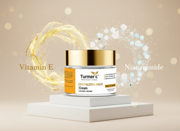 Turmeric Professional Revitalizing Night Cream with Vitamin E & Niacinamide 50ml