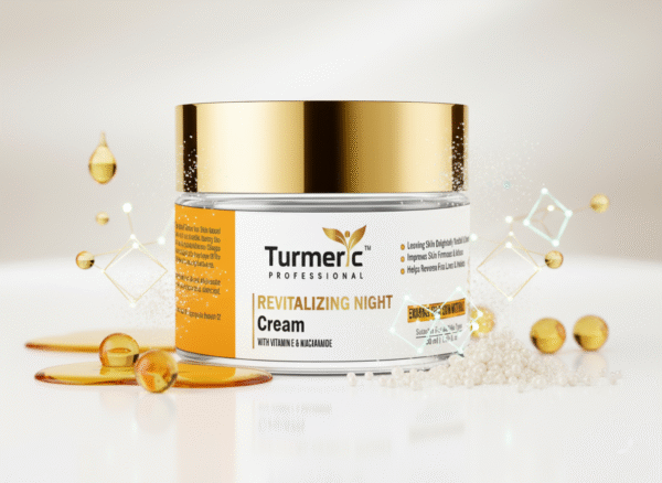 Turmeric Professional Revitalizing Night Cream with Vitamin E & Niacinamide 50ml
