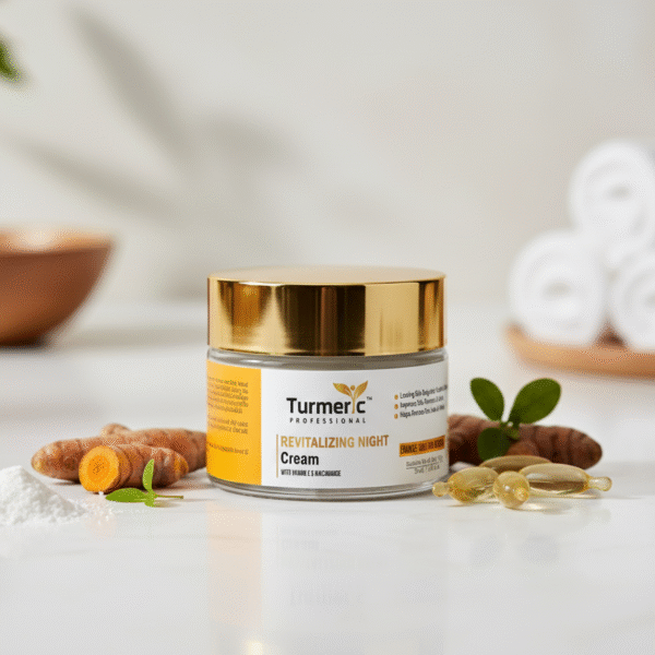 Turmeric Professional Revitalizing Night Cream with Vitamin E & Niacinamide 50ml