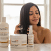 Luxury Hair Care Combo for Women & Men | Complete 3-Step Hair Treatment with Keratin Shampoo, Hair Mask & Hair Serum | Frizz Control, Damage Repair, Hair Fall Solution | Enriched with Moroccan Oil, Vitamin E | 500+500+100 ml